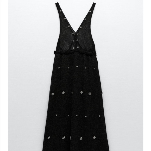 ZARA NWT WOOL AND ALPACA DRESS - Picture 7 of 10